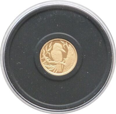 2009-P20 Australia Kookaburra 20th Anniversary $5 Gold Proof 1/20oz Coin Design 3