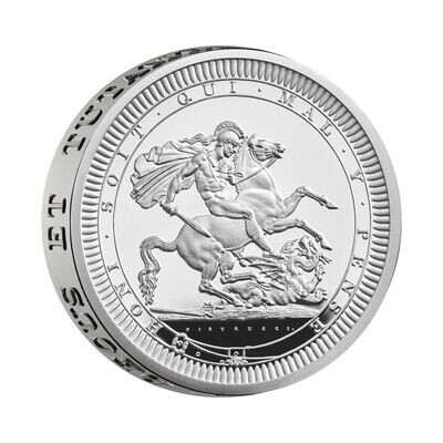 2024 Great Engravers Pistrucci St George and the Dragon £5 Silver Proof 2oz Coin PCGS PR70 DCAM First Strike