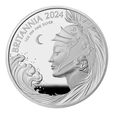 2024 Britannia £2 Silver Proof 1oz Coin Box Coa