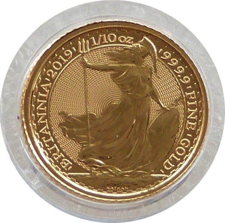 2019 Britannia £10 Gold 1/10oz Coin