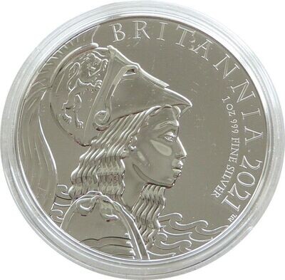 2021 Britannia Premium £2 Silver Bullion 1oz Coin