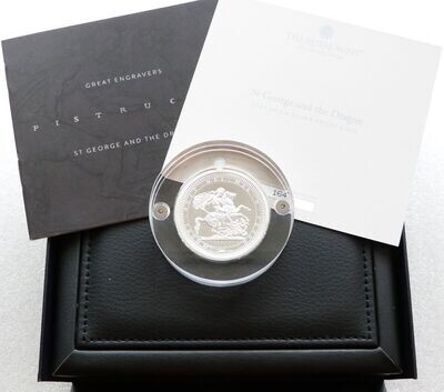 2024 Great Engravers Pistrucci St George and the Dragon £5 Silver Proof 2oz Coin Box Coa