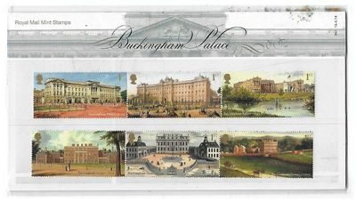 2014 Royal Mail Buckingham Palace 10 Stamp Presentation Pack and Mini Sheet