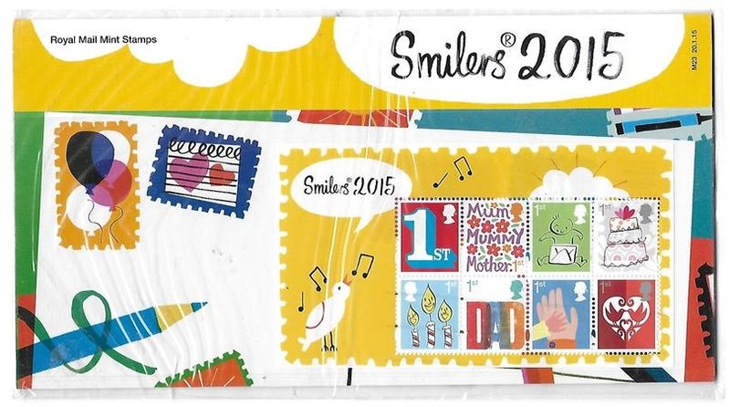 2015 Royal Mail Smilers 8 Stamp Presentation Pack 2015 Royal Mail Smilers 8 Stamp Presentation Pack