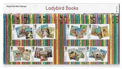 2017 Royal Mail Ladybird Books 8 Stamp Presentation Pack