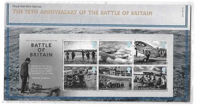 2015 Royal Mail The 75th Anniversary of the Battle of Britain 6 Stamp Presentation Pack