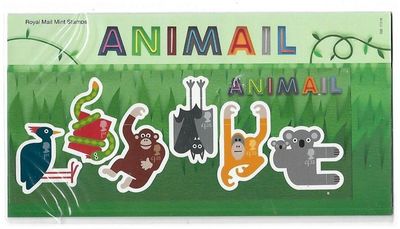 2016 Royal Mail Animail 6 Stamp Presentation Pack