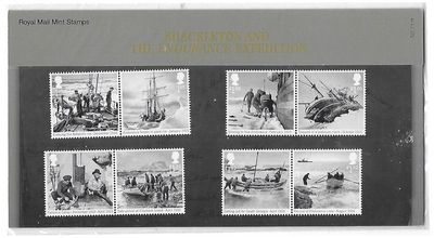 2016 Royal Mail Shackleton Endurance Expedition 8 Stamp Presentation Pack
