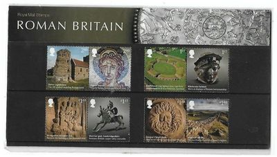 2020 Royal Mail Roman Britain 12 Stamp Presentation Pack and Mini Sheet