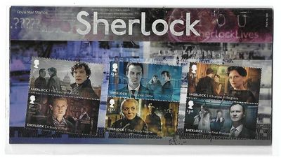 2020 Royal Mail Sherlock Holmes 10 Stamp Presentation Pack and Mini Sheet