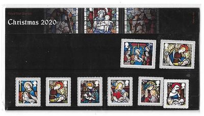 2020 Royal Mail Christmas 8 Stamp Presentation Pack