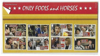 2021 Royal Mail Only Fools and Horses 12 Stamp Presentation Pack and Mini Sheet