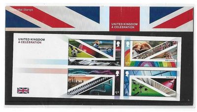 2021 Royal Mail United Kingdom A Celebration 4 Stamp Presentation Pack