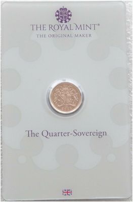 2022 Platinum Jubilee Quarter Sovereign Gold Coin Mint Card