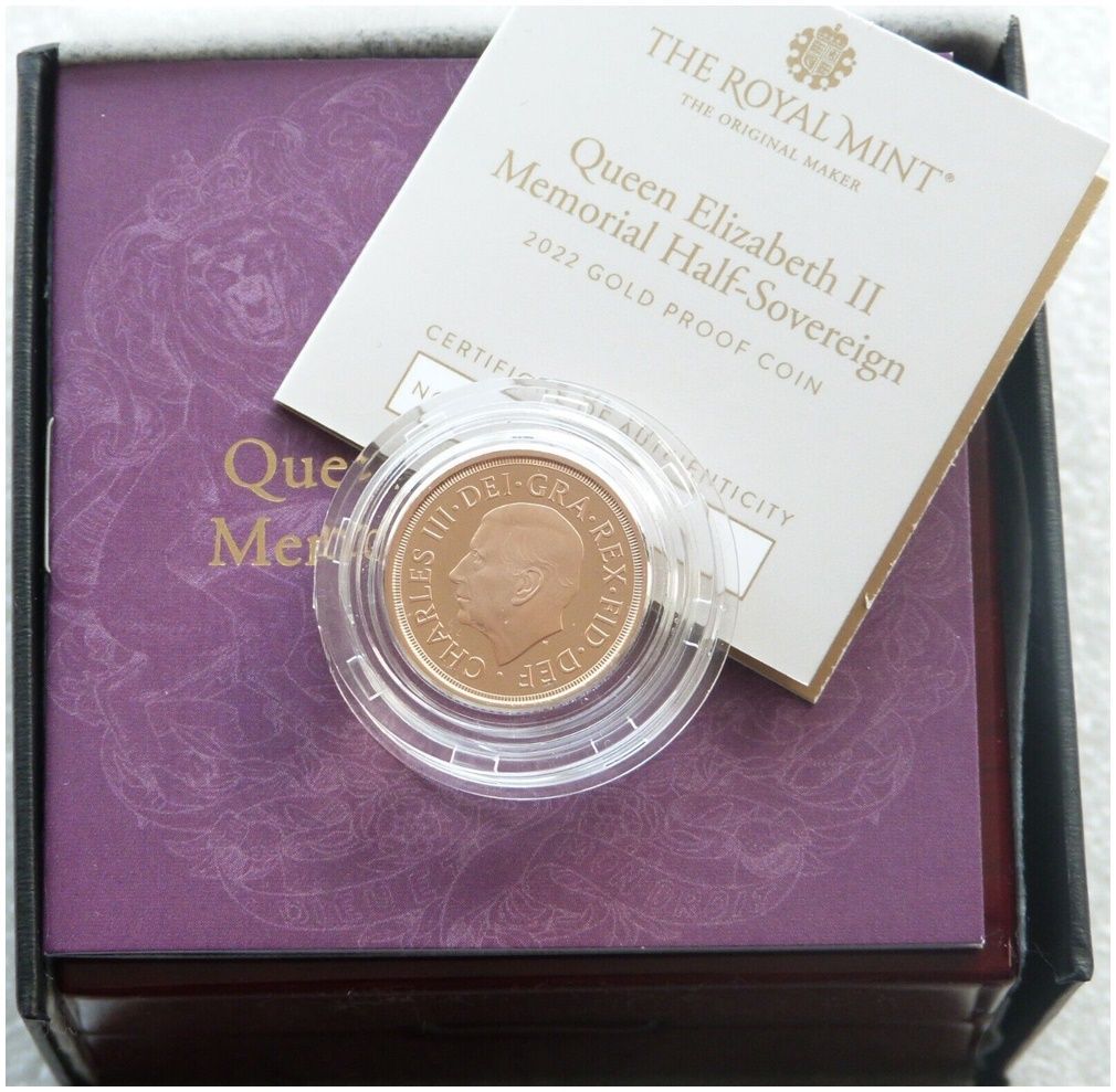 コレクション Half Sovereign 2022 GOLD PROOF COIN 2022 Charles III Half Sovereign Gold Proof Coins | Chards