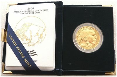 2006-W American Buffalo $50 Gold Proof 1oz Coin Box Coa