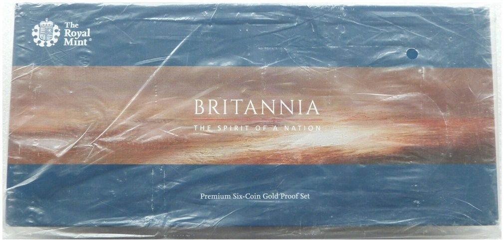 2019 Britannia Premium Gold Proof 6 Coin Set Box Coa Sealed - Mintage 150