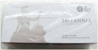 2016 Britannia Premium Gold Proof 6 Coin Set Box Coa - Mintage 174