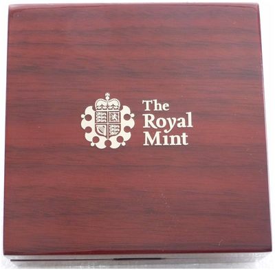 2014 - 2025 Royal Mint Deluxe Wooden £100 Gold 1oz Coin Box Only