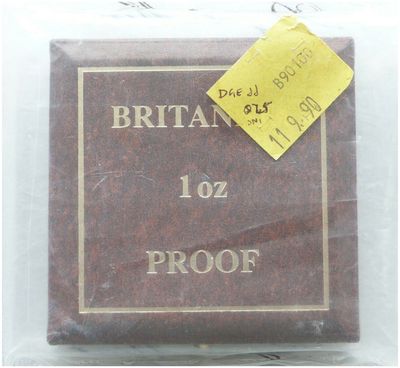 1990 Britannia £100 Gold Proof 1oz Coin Box Coa Sealed