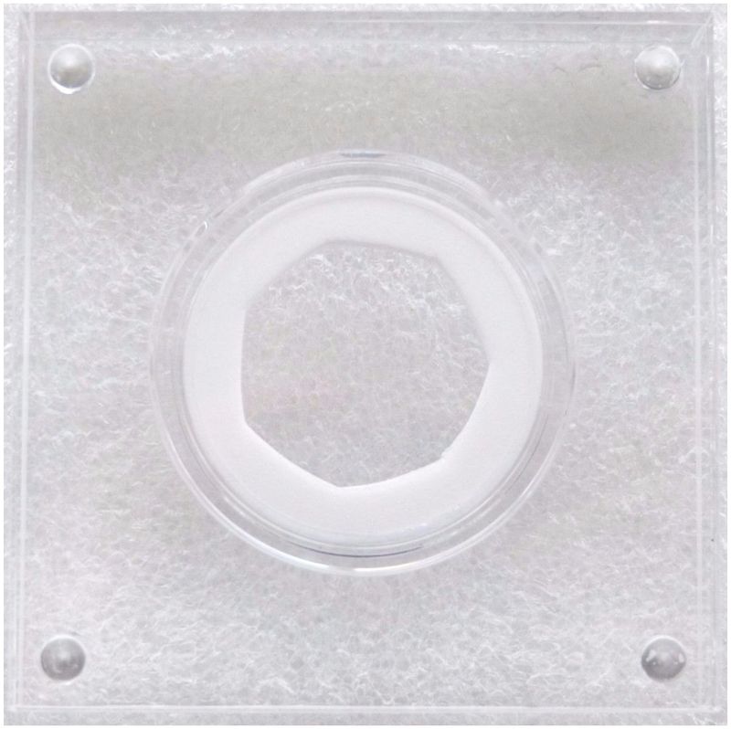 Royal Mint Perspex Magnetic Block Fits Gold, Silver Base 50p Fifty Pence Coin Box and Capsule Only