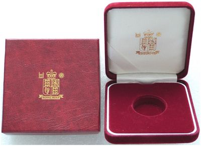 2004 - 2007 Royal Mint Red £1 Gold Coin Box Set Only