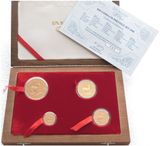 1998 South Africa Prestige Krugerrand Gold Proof 4 Coin Set Box Coa