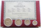 1999 South Africa Krugerrand Gold Proof 4 Coin Set Box Coa