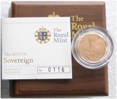 2012 Sovereign Gold Coins