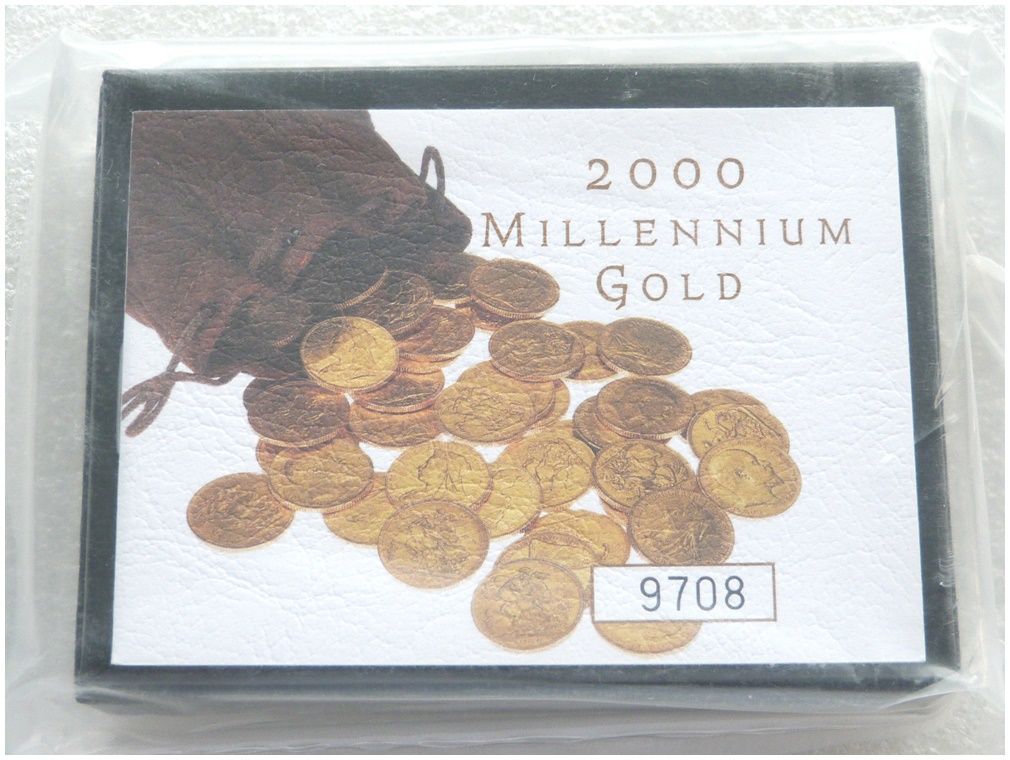 2000 St George and the Dragon Full Sovereign Gold Proof Coin Box Coa Sealed
