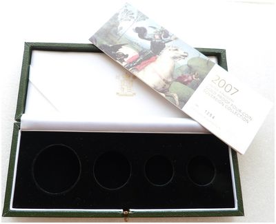 2007 Royal Mint Sovereign Gold Proof 4 Coin Box Coa No Coins