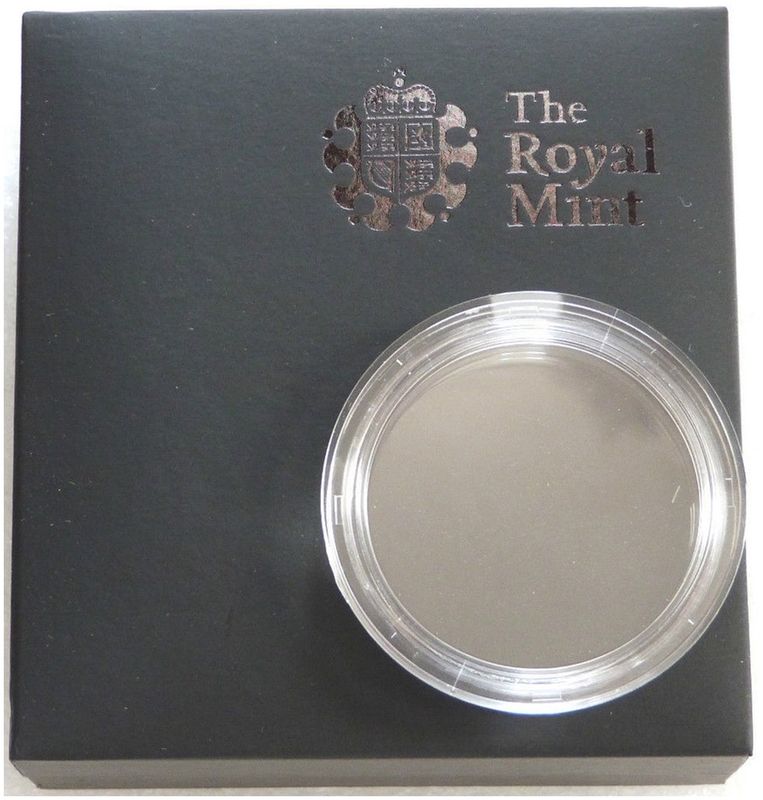 40.00mm Royal Mint Black Box and Capsule Fits any Coin Silver Britannia Panda