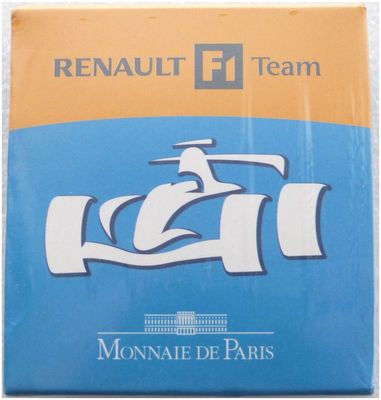 2006 France Renault Formula One 1.5 Euro Silver Proof Coin Box Coa Sealed