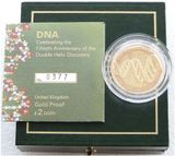 2003 DNA Double Helix £2 Gold Proof Coin Box Coa