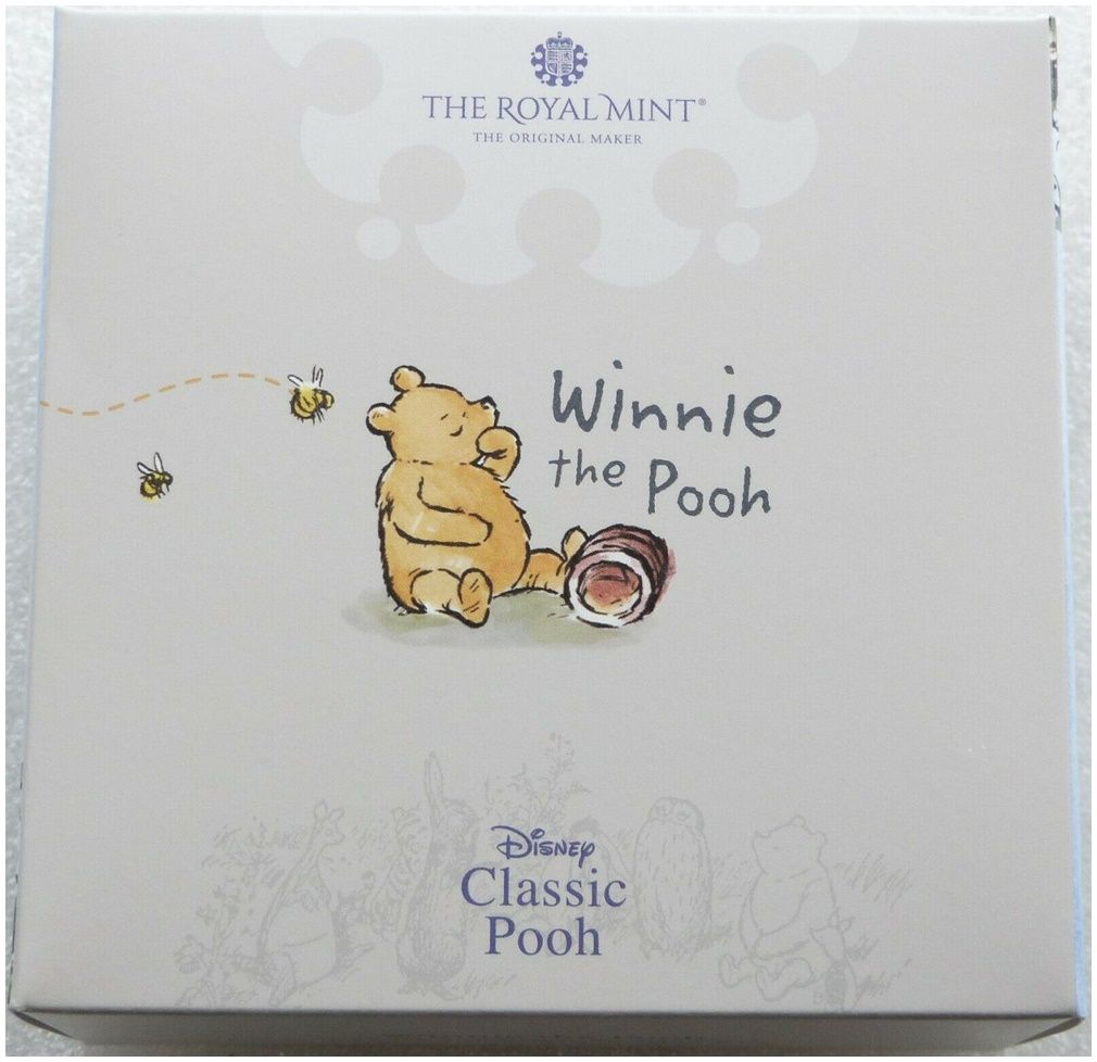 2020 Winnie the Pooh 50p Gold Proof Coin Box Coa