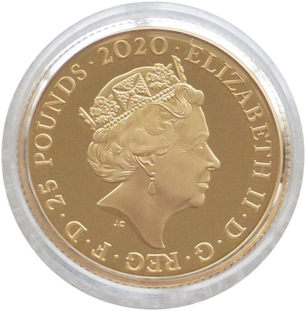 2020 James Bond 007 Shaken not Stirred £25 Gold Proof 1/4oz