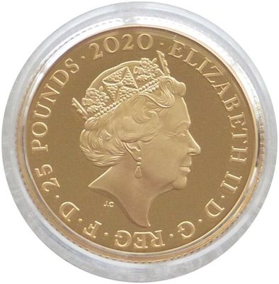 2020 James Bond 007 Shaken not Stirred £25 Gold Proof 1/4oz