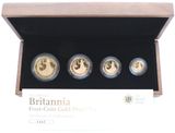 2008 Britannia Gold Proof 4 Coin Set Box Coa