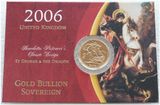 2006 St George and the Dragon Full Sovereign Gold Coin Mint Card