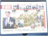 2004 D-Day Landings Full Sovereign Gold Proof Coin Medal First Day Cover