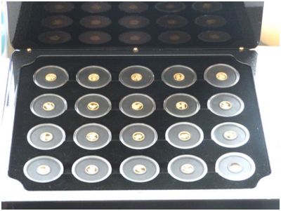 2009-P20 Australia Kookaburra 20th Anniversary $5 Gold Proof 20 Coin Set Box Coa