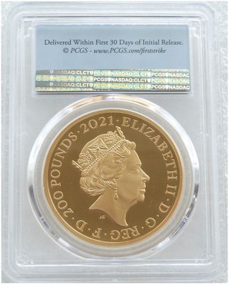 2021 Great Engravers Gothic Crown £200 Gold Proof 2oz Coin