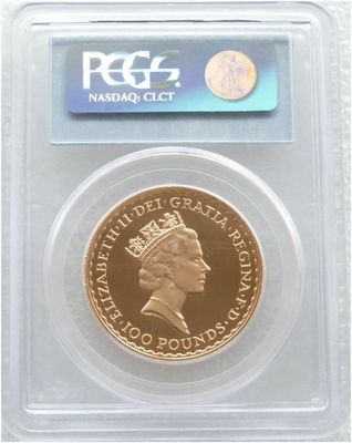 1987 Britannia £100 Gold Proof 1oz Coin PCGS PR69 DCAM