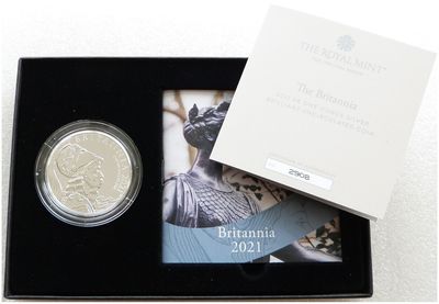 2021 Britannia £2 Silver 1oz Coin Box Coa
