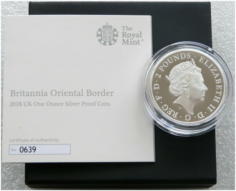 その他 silver coin BRITANIA ORIENTAL BORDER 2018 1 oz Silver Britannia | Oriental Border | Provident