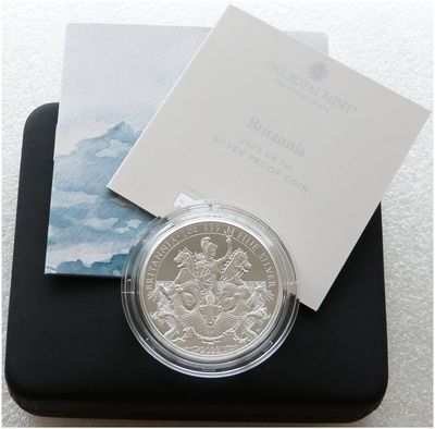 2023 Britannia £2 Silver Proof 1oz Coin Box Coa