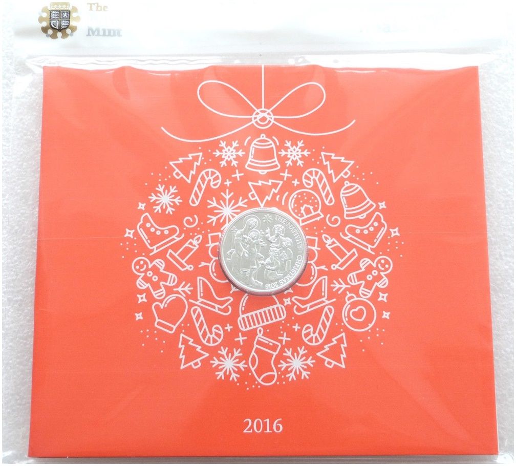 2016 Christmas Nativity Story £20 Silver Coin Mint Pack Sealed - Mintage 29,929