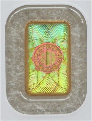 2 Gram Heraeus Swiss Hologram Kinebar Gold Bar Fine 999.9% Gold Bullion Bar Ingot Certified Sealed