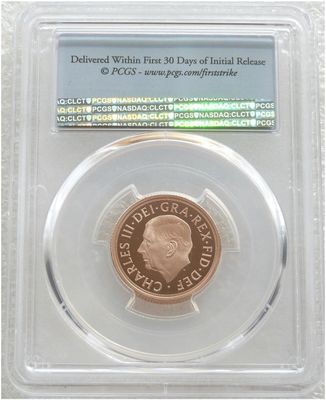 2022 Memorial Piedfort Sovereign Gold Proof Coin PCGS PR70 DCAM