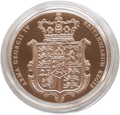 2025 Royal Arms Full Sovereign Gold Proof Coin Box Coa